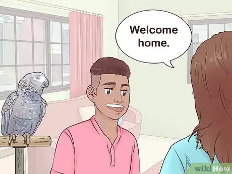 Image titled Encourage an African Grey Parrot to Speak Step 11