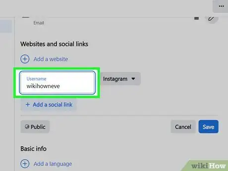 Image titled Add Your Social Networking Sites on Facebook Step 13