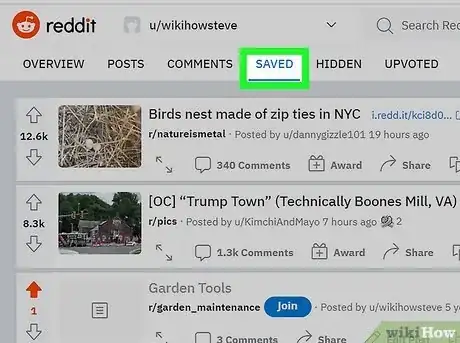 Image titled View Saved Posts on Reddit on PC or Mac Step 4