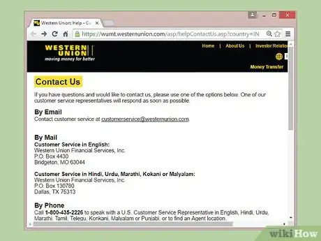 Image titled Cancel a Western Union Money Transfer Step 1