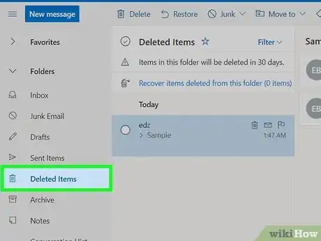 Image titled Restore Deleted Emails from Hotmail Step 2