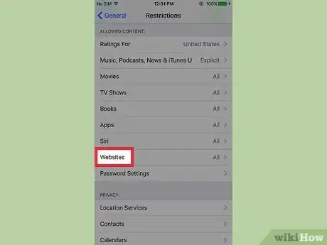 Image titled Block Websites on an iPhone Step 17