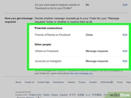 Image titled Control Who Can Send You Messages on Facebook Step 21