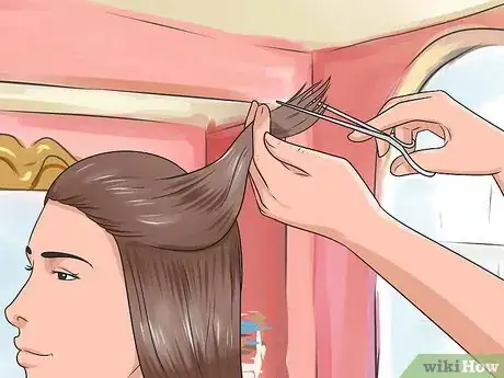 Image titled Cut Hair in Layers Step 12