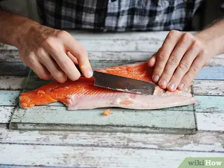 Image titled Prepare Salmon for Sushi Step 14