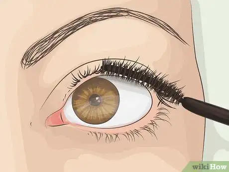 Image titled Curl Your Eyelashes Without an Eyelash Curler Step 8