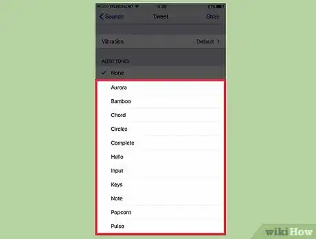 Image titled Change the Twitter Alert Sound on an iPhone Step 5