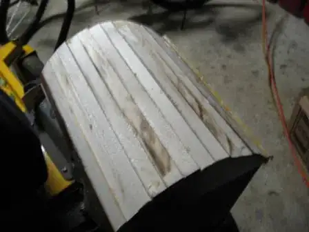 Image titled All of the strips for the lid glued in place before sanding the ends flush.