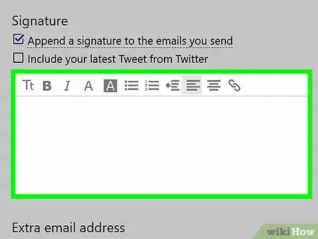 Image titled Add a Signature to Yahoo Mail Step 6