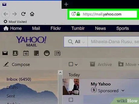 Image titled Add a Signature to Yahoo Mail Step 1