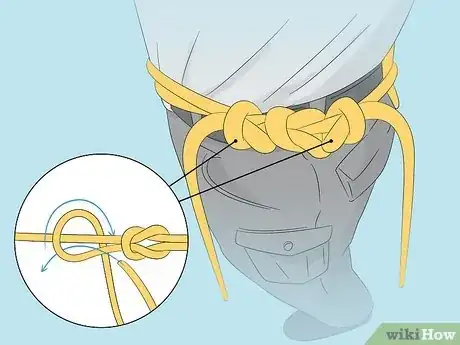 Image titled Tie a Swiss Seat Rappel Harness Step 7