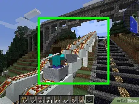 Image titled Make a Minecraft Roller Coaster Step 9