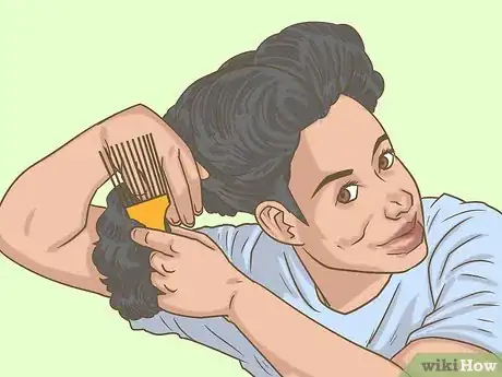 Image titled Comb an Afro Step 10