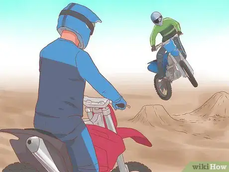 Image titled Jump on a Dirt Bike Step 1