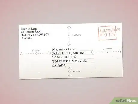 Image titled Address Envelopes to Canada Step 15