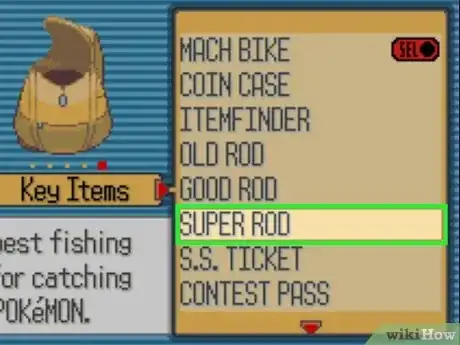 Image titled Catch Feebas in Pokémon Ruby, Sapphire and Emerald Step 2
