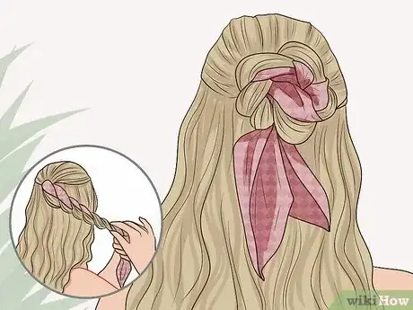 Image titled Tie a Scarf in Your Hair Step 6