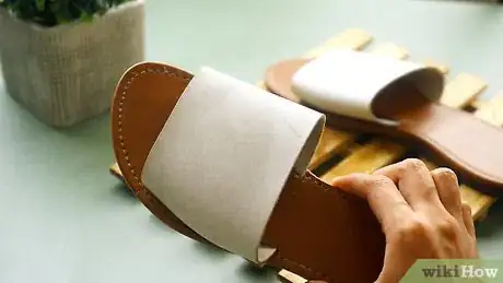 Image titled Clean Leather Sandals Step 1