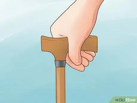 Image titled Hold and Use a Cane Correctly Step 2