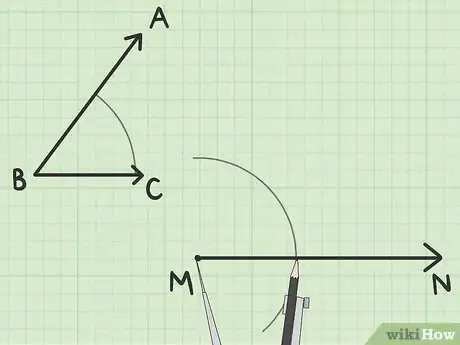 Image titled Construct an Angle Congruent to a Given Angle Step 8