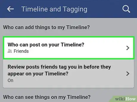 Image titled Prevent Friends from Posting on Your Facebook Wall Step 13