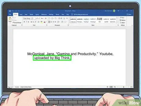 Image titled Cite a YouTube Video in MLA Step 7