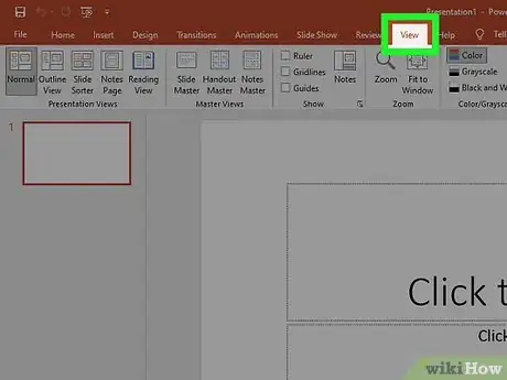 Image titled Add a Header in Powerpoint Step 1
