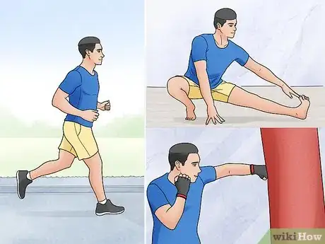 Image titled Get a Good Workout with a Punching Bag Step 1