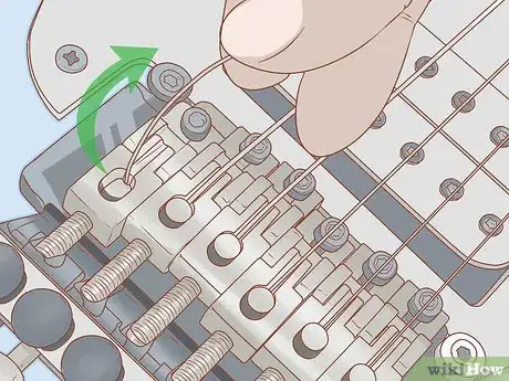 Image titled Restring a Floating Bridge (Floyd Rose) Step 6