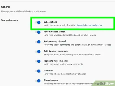Image titled Manage Your Subscriptions on YouTube Step 18