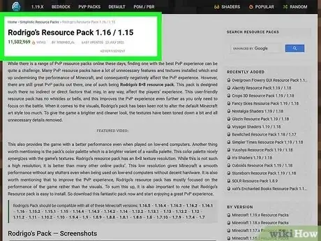 Image titled Install Minecraft Resource Packs Step 20