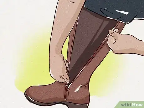 Image titled Stretch the Calves of Boots with Zippers Step 6