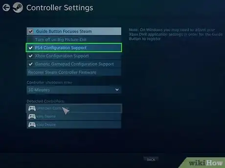 Image titled Connect a PS4 Controller to Steam Step 8