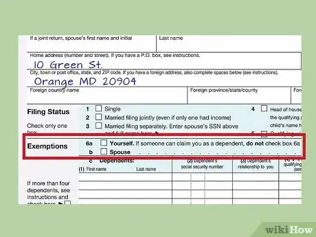 Image titled Fill out IRS Form 1040 Step 9