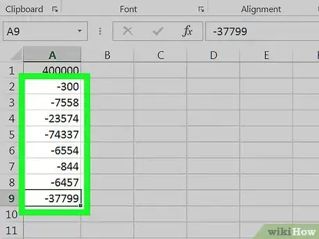 Image titled Subtract in Excel Step 22