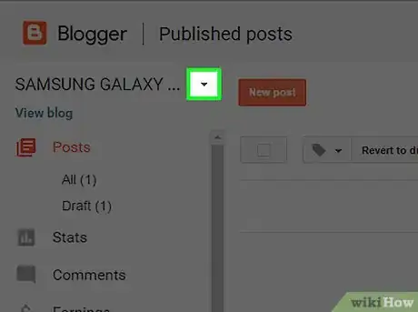 Image titled Delete a Blog on Blogger Step 2