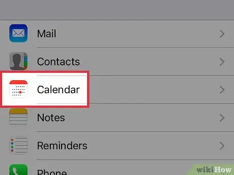 Image titled Manually Refresh Calendar Data on an iPhone Step 2