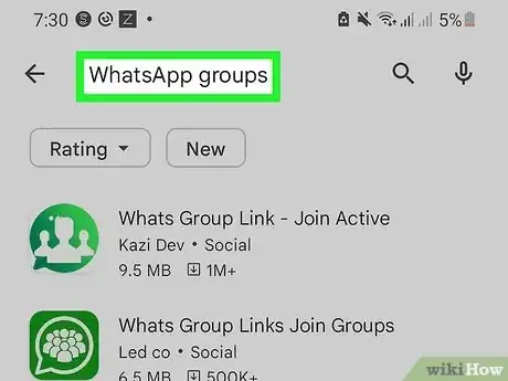 Image titled Join a WhatsApp Group Without an Invitation Step 4