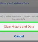 Remove Website Data from Safari in iOS