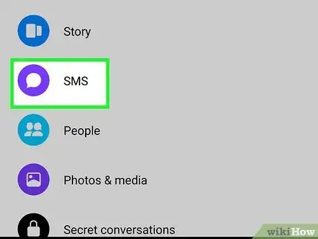 Image titled Remove SMS from Messenger Step 3