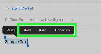Embolden, Italicize, and Underline Email Text with iOS