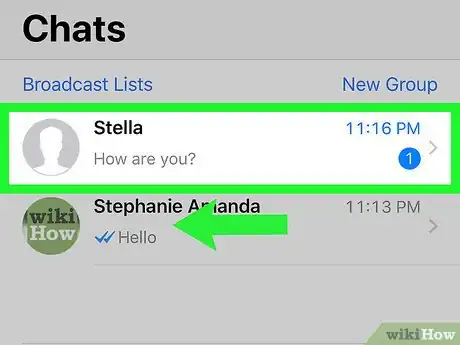 Image titled Share a WhatsApp Chat on iPhone or iPad Step 3