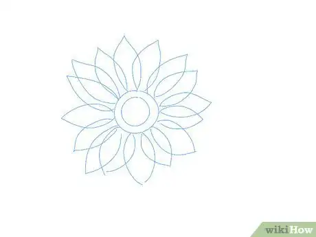 Image titled Draw a Flower Step 3