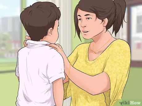 Image titled Help a Male Child Provide a Urine Sample Step 1