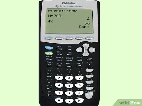 Image titled Make a Simple Program to Simplify Radicals on a TI 84 Step 17