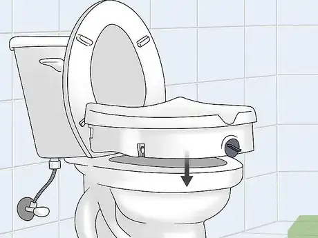 Image titled Install a Raised Toilet Seat Step 5