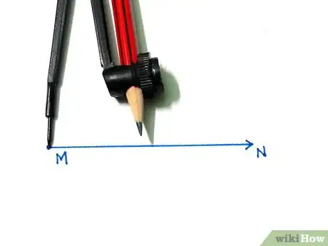 Image titled Construct a 60 Degrees Angle Using Compass and Ruler Step 3