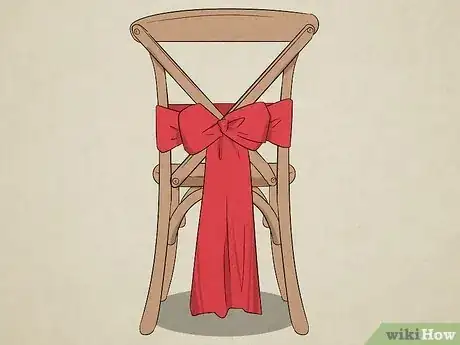 Image titled Tie Chair Sashes Step 1