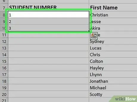 Image titled Add Autonumber in Excel Step 11