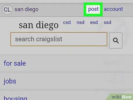 Image titled Post Pictures on Craigslist on Android Step 2